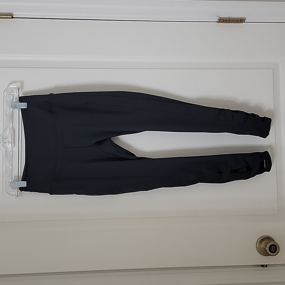 FP Movement, Size S, Lattice Cut Out Yoga / Athletic Pants.  Black.